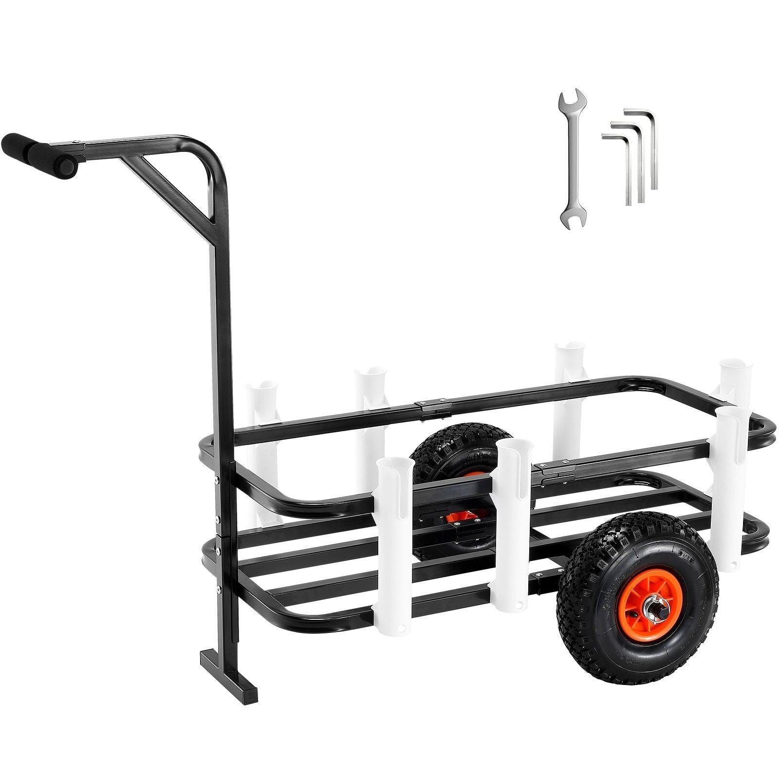 Beach Fishing Cart, 200 lbs Load Capacity, Fish and Marine Cart with Two 11" Bi