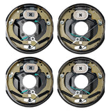 VEVOR Electric Trailer Brake 10"x2-1/4" Self-Adjusting Assembly 2 Pairs 3500 lbs