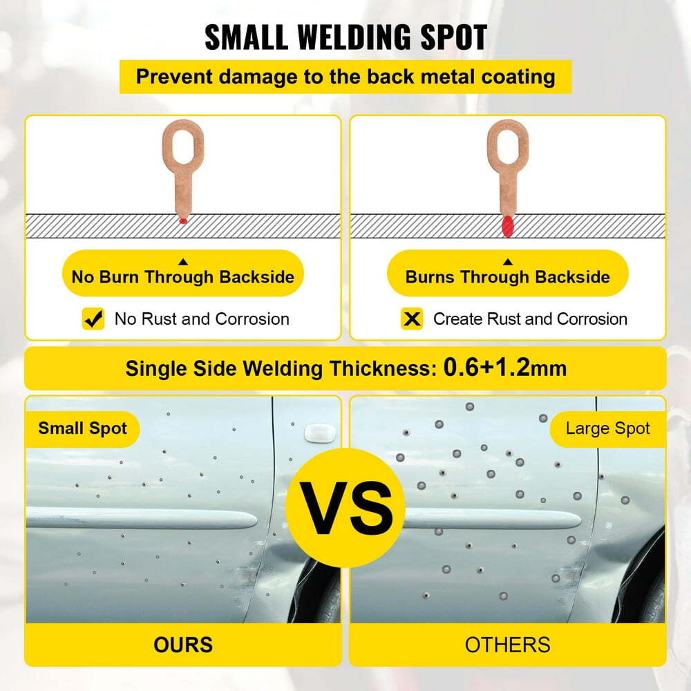 VEVOR G90E Vehicle Panel Spot Puller Dent Spotter 3500S Spot Dent Puller 3Kw Spo
