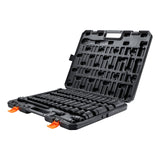 VEVOR Impact Sockets Set 65pcs 6-Point 1/2in Drive Bit Ratchet Tool Kit Case