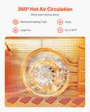 VEVOR Commercial 8 Trays Food Dehydrator Stainless Fruit Meat Jerky Drying Dryer