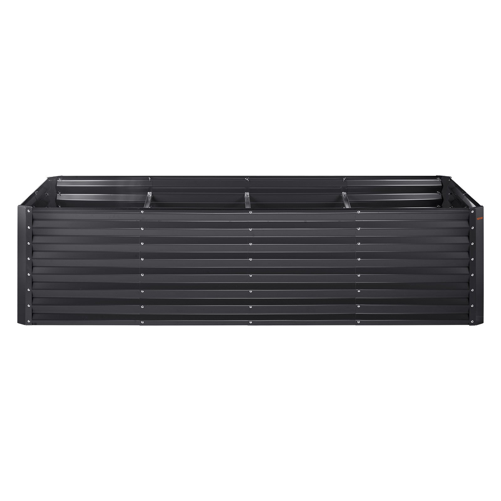 Galvanized Raised Garden Bed Planter Box 94.5x47.2x23.6" Flower Vegetable