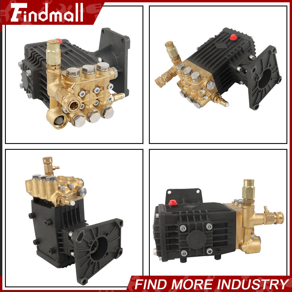 4 GPM Pressure Washer Pump 4400 psi Power Washer Pump 1" Shaft Horizontal New