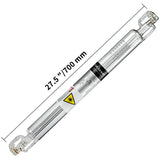 VEVOR CO2 laser tube 40W/50W/60W/80W/100W/130W suitable for CO2 laser engraving