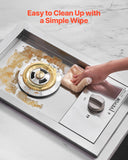 VEVOR Single Grilling Side Burner for Outdoor 15,000BTU Propane & Natural Gas