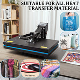 16" x 24" Clamshell Heat Press Machine for T-Shirt Digital Transfer Sublimation