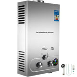VEVOR 18L Portable Tankless Natural /Propane Gas Hot Water Heater Instant Boiler