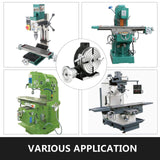 VEVOR HV8 Rotary Table - Horizontal/Vertical, 3MT for Milling & Drilling