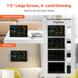 7-in-1 Wireless Weather Station 7.5 in Display for Indoor Outdoor-NO WIFI