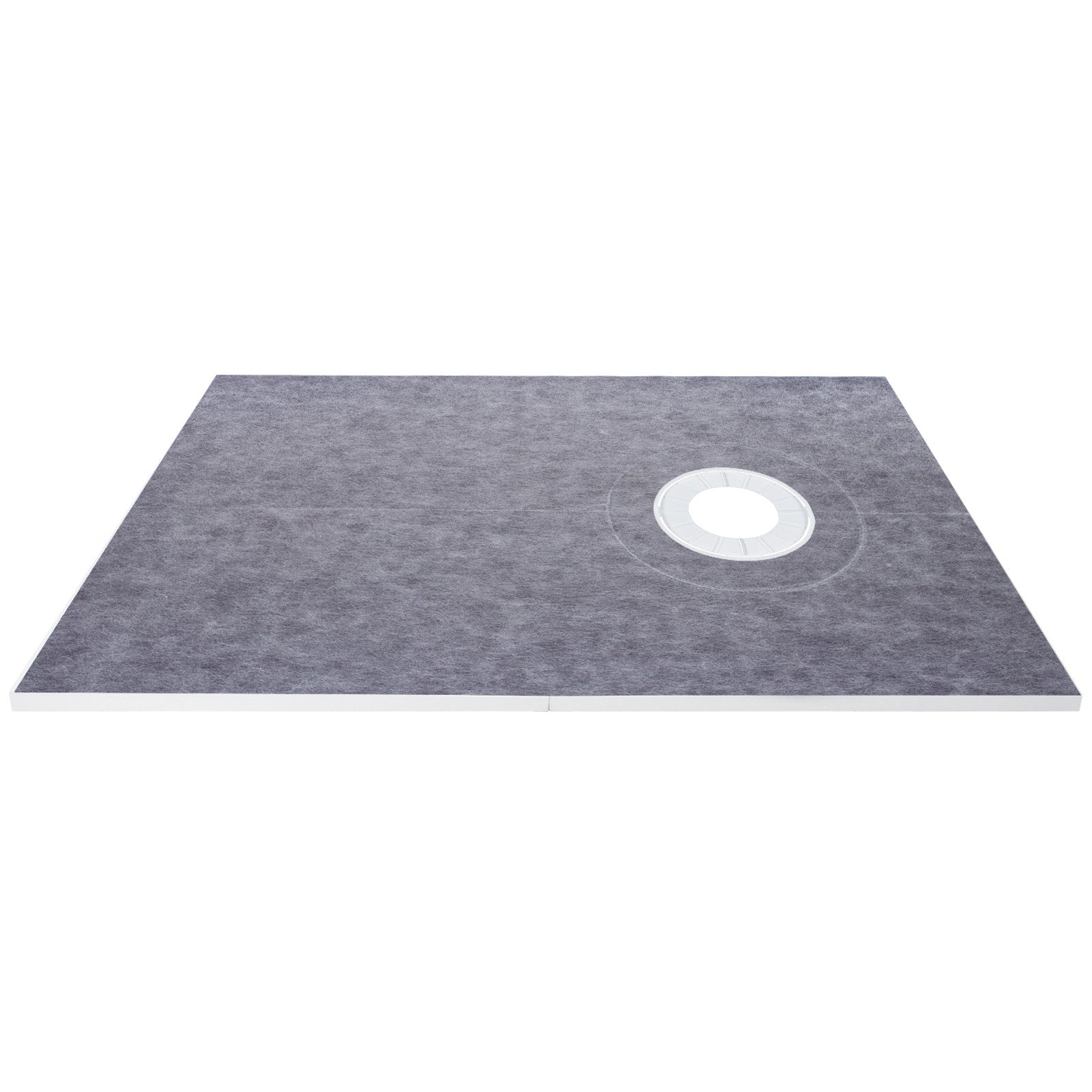 VEVOR Waterproofing Shower Kit Shower Kit Tray 38''x60'' with Offset Drain PVC