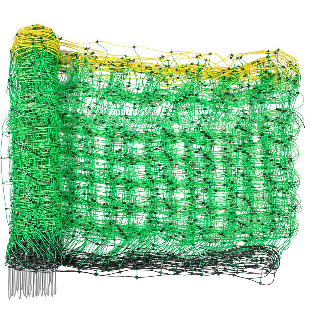 Electric Netting Fence Mesh Kit Sheep Fencing 42.5" H x 164' L with Posts Spikes