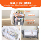 Baby Bassinet Bedside Crib 77 lbs Load Capacity Foldable Sleeper Newbors Bed