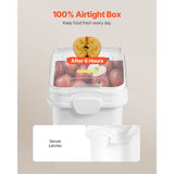 21 Gal Ingredient Bin w/ Scoop 400 Cup Commercial Food Storage for Kitchen