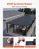 VEVOR 15 x 20 ft Roll Roofing 45 mil EPDM Rubber Roofing for RVs, Roofs, Ponds