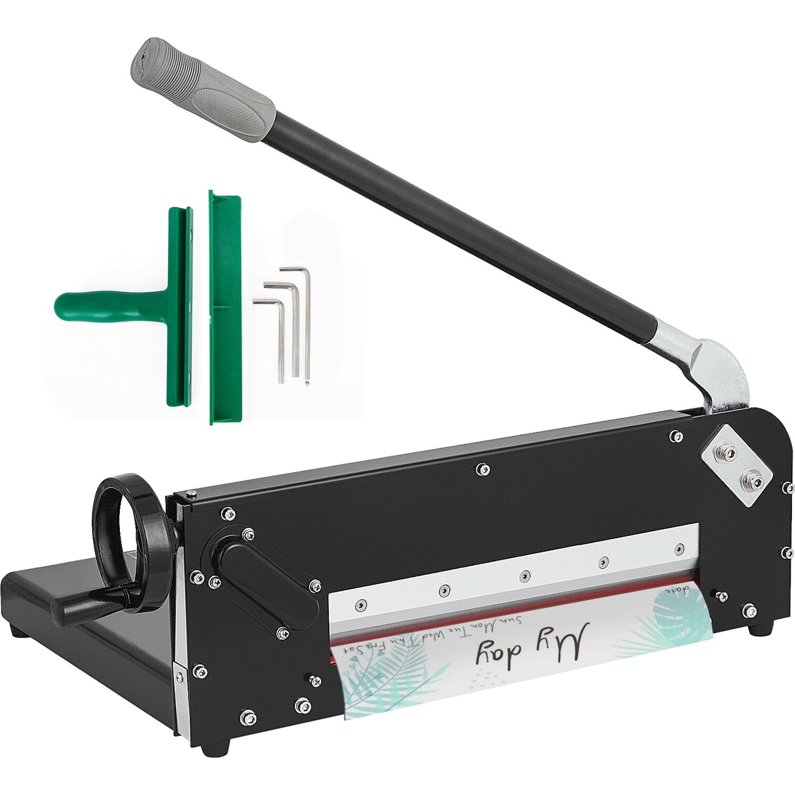 Uimoso 12" Paper Cutter Heavy Duty Guillotine Stack Paper Trimmer Metal Base A4