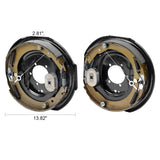 Electric Trailer Brake 12" x 2" Self-Adjusting Assembly 1 Pair 7000 lbs