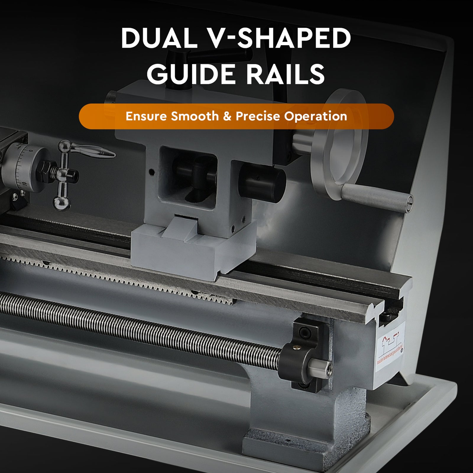 8"x14" Mini Metal Lathe Variable Speed Digital Metalworking Machine 2250RPM 600W