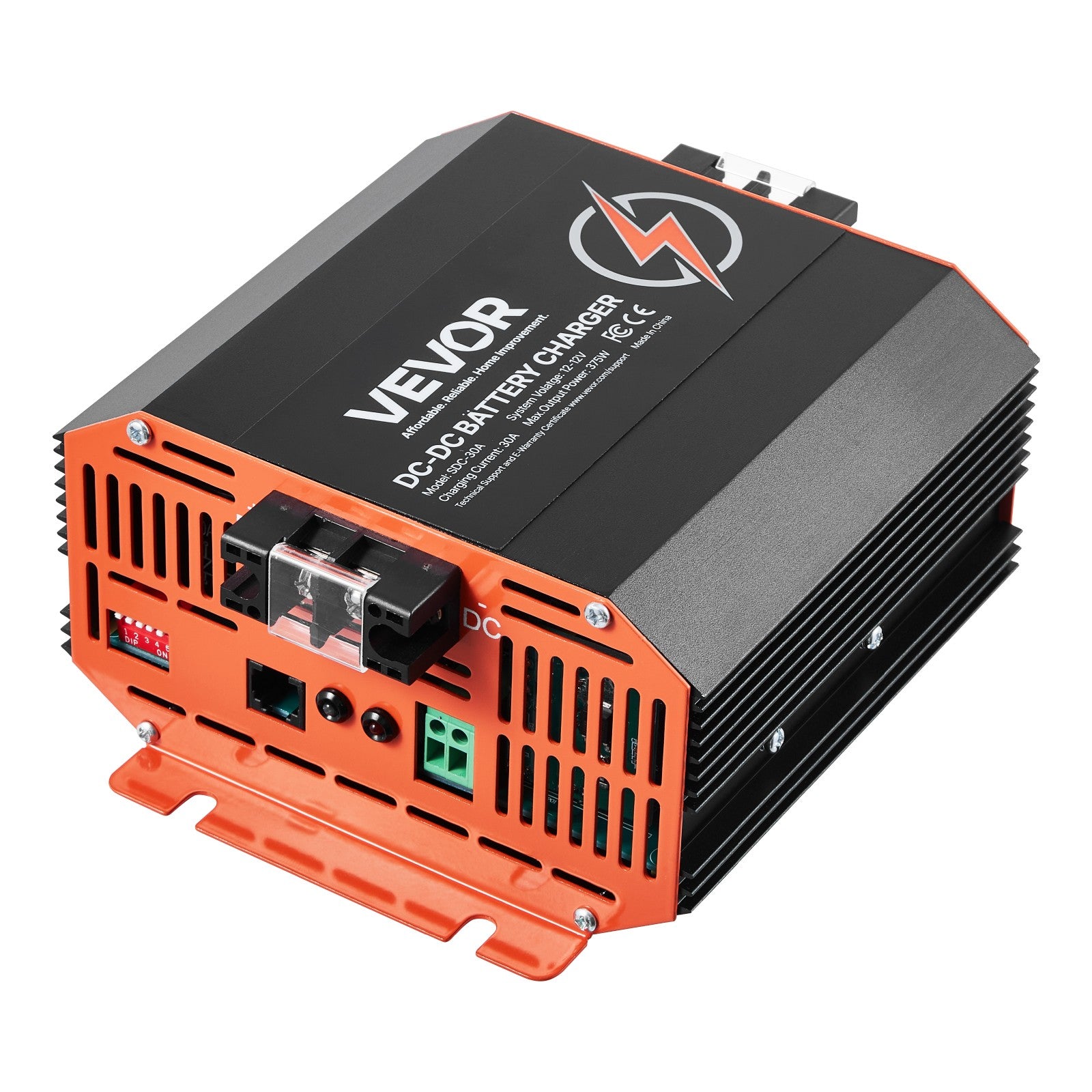 VEVOR 12V 30A DC to DC Charger Battery Charger 375W for Lead-Acid and Lithium