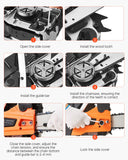 VEVOR 62cc Gas Chainsaw 3.8 HP Gas Powered 20 inch Chainsaw For Wood Cutting