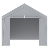 Carport Replacement Canopy Car Shelter Top+Side 10x20ft Frame Not Included