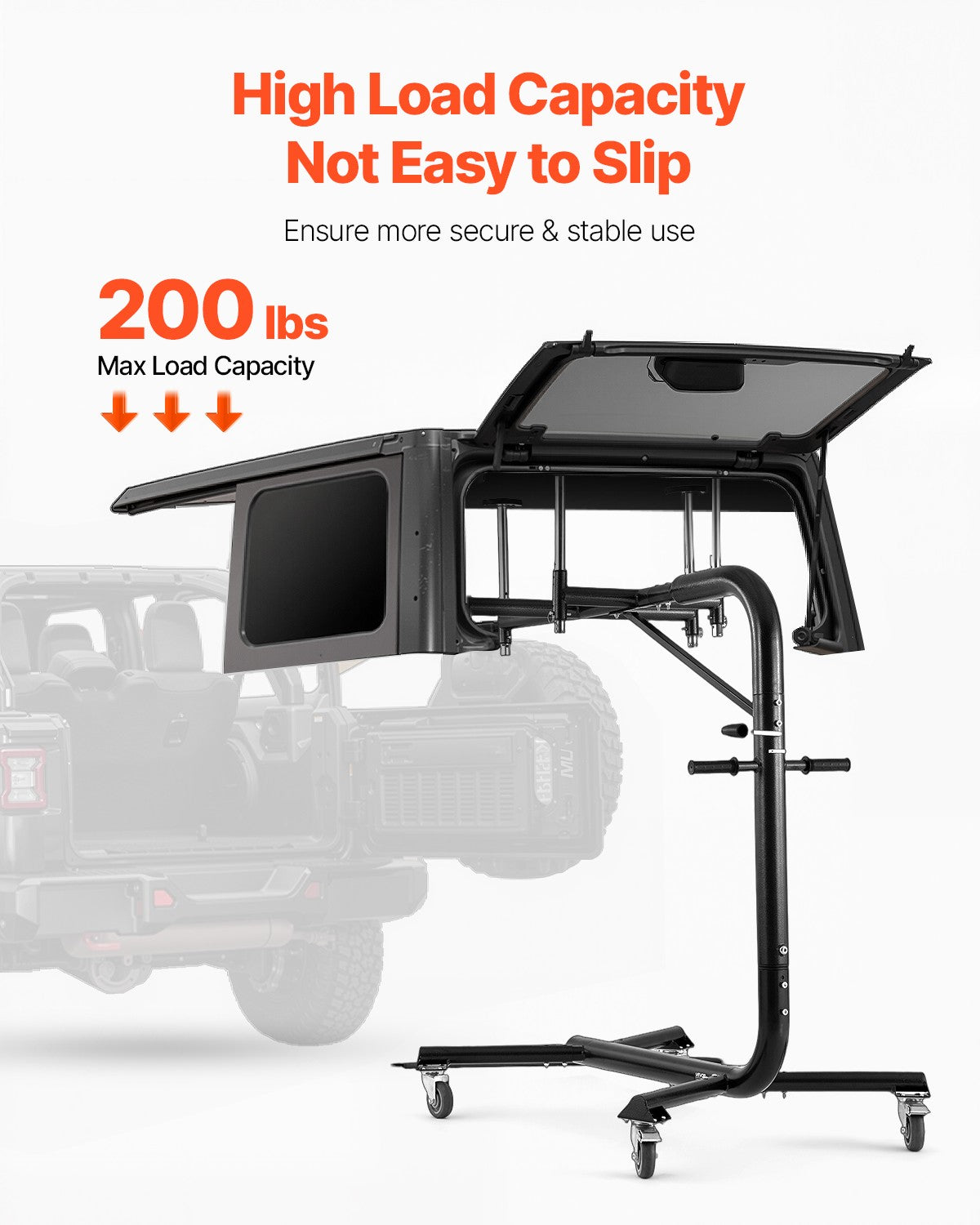 VEVOR Hard Top Removal Lift for Jeep Wranglers YJ TJ JK JL & 4XE Ford Bronco