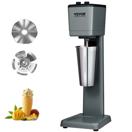 VEVOR Milkshake Maker Mixer Machine 375W Stainless Steel Drink Tea Milk Blender
