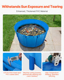 VEVOR Canvas Fish Pond, 1320 Gal Capacity Above Ground Fish Pond, Foldable PVC K