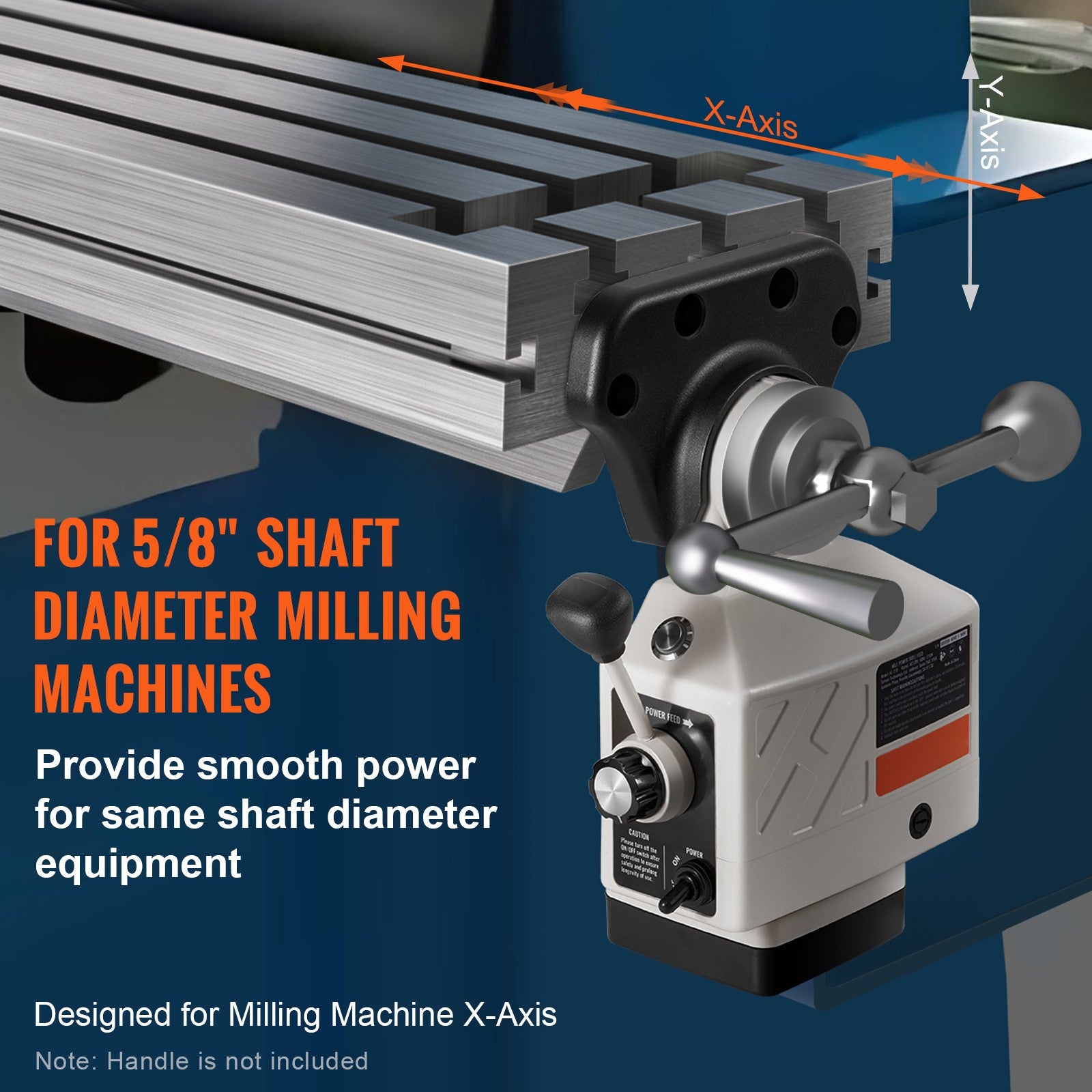 AL-310S X-AXIS Power Feed Milling Machine 450in-lb peak 0-200RAL-310S Bridgeport