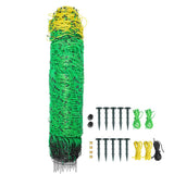 Electric Netting Fence Mesh Kit Sheep Fencing 42.5" H x 164' L with Posts Spikes