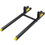 VEVOR Clamp on Pallet Forks 2000lbs Tractor Forks 60" Adjustable Bucket Forks