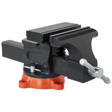 VEVOR 8" Bench Vise Multipurpose Heavy Duty Ductile Iron Swivel Locking Base