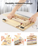 VEVOR Soap Cutter Cut Wood Soap Slicer 1 in 1-12 Pcs Bars Wood Frame Steel Wire