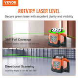 VEVOR Laser Level, 2000ft, 360 Degree Self Leveling Green Cross Line Laser
