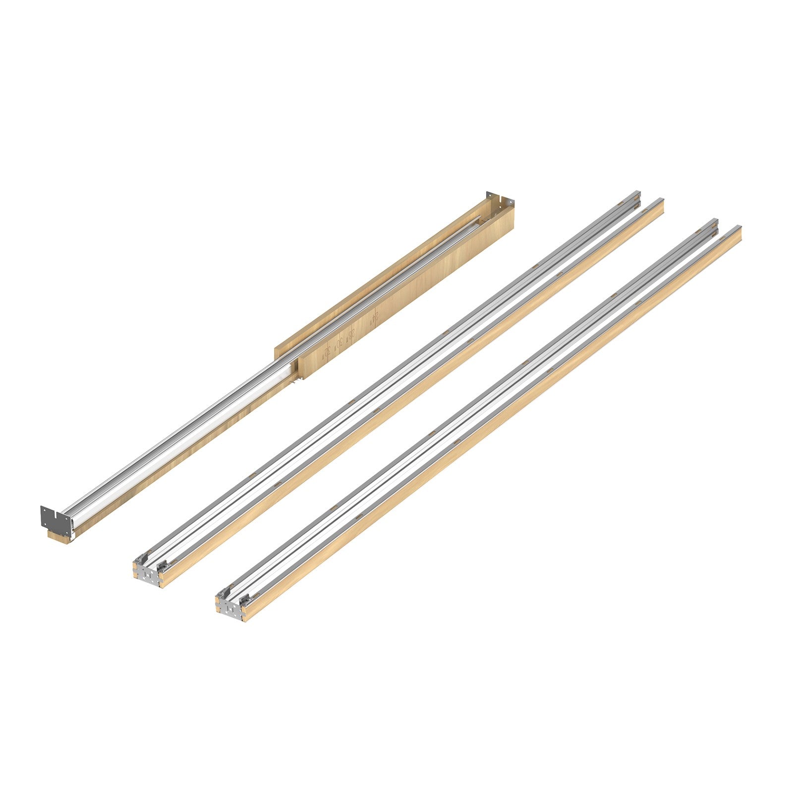 VEVOR Pocket Door Frame Kit Pocket Door Kit for 24-36in Wide 80inHigh Soft Close