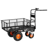 Electric Utility Cart 660lbs Capacity Power Wagon 36V 432W Wheelbarrow