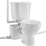 Uimoso Macerating Toilet System with 700W Pump Upflush Toilet For Basement