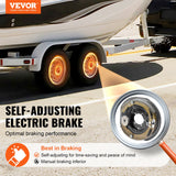 VEVOR Electric Trailer Brake 12" x 2" Self-Adjusting Assembly 2 Pairs 7000 lbs
