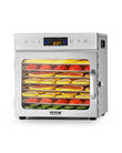 VEVOR Commercial 8 Trays Food Dehydrator Stainless Fruit Meat Jerky Drying Dryer