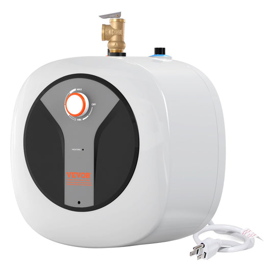 VEVOR 4 gal. Electric Mini Tank Hot Water Heater Shower Compact Storage Upgrade