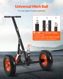 VEVOR 1200lbs Trailer Dolly 18 and 22 in Adjustable Height 2 in Ball