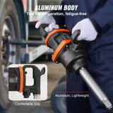 Uimoso1 Inch Air Impact Wrench Impact Gun Up to 3160ft-lbs Reverse Torque Output