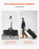 VEVOR Studio Equipment Trolley Case 35.83 x 11.81 x 14 in Rolling Camera Bag