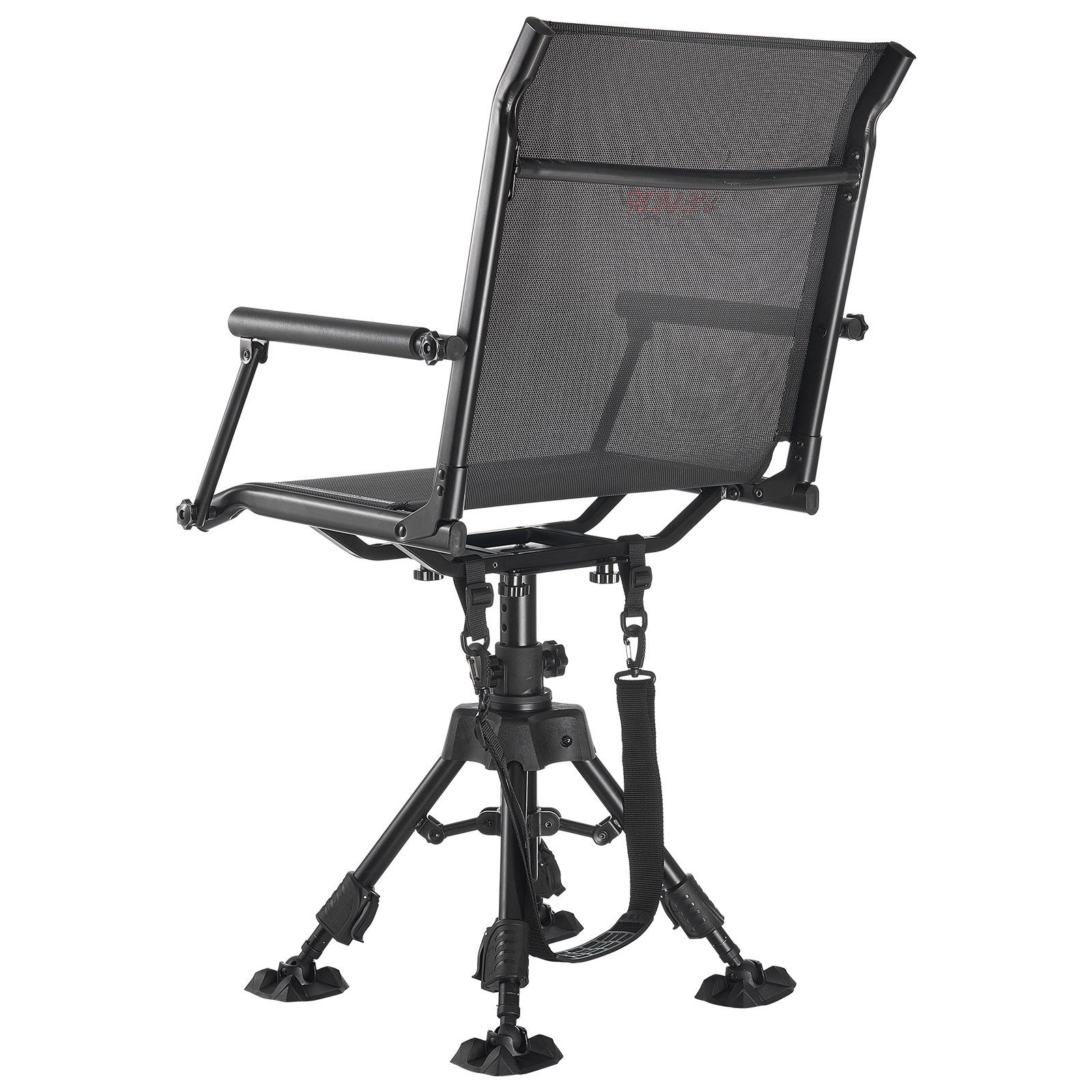 VEVOR Hunting Chair 360° Swivel Silent Folding Blind Chair Adjustable Legs