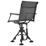 VEVOR Hunting Chair 360° Swivel Silent Folding Blind Chair Adjustable Legs