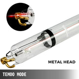 VEVOR CO2 laser tube 40W/50W/60W/80W/100W/130W suitable for CO2 laser engraving