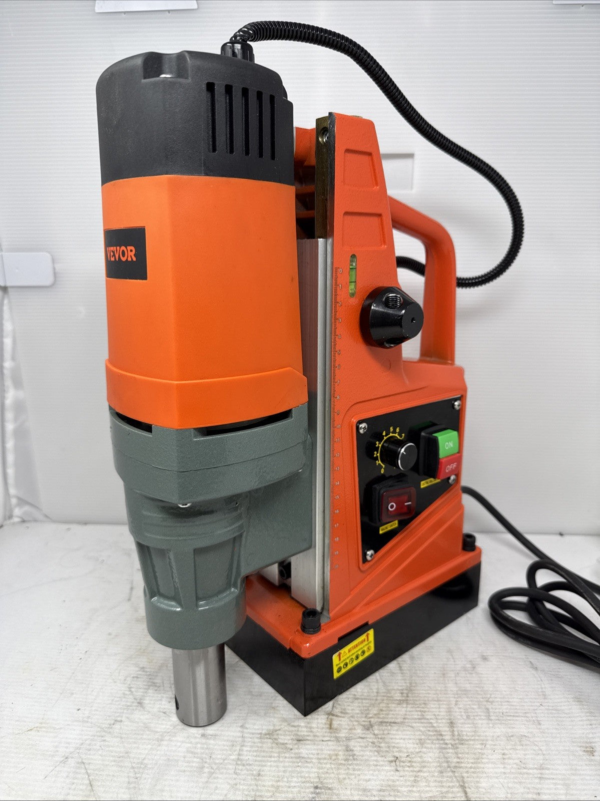 Magnetic Drill 1550W 2922 lbf Mag Drill Press 2 in Boring Diameter 0-500 RPM