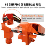 Fuel Transfer Pump Gasoline Pump 16GPM 12V with Hose & Nozzle for Diesel
