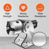 VEVOR Rotary Axis Tool 80mm 3 Jaw Rotary Attachment for Fiber Laser Engraver New