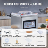VEVOR Chamber Vacuum Sealer DZ-260C Commercial Sealing Packing Machine 320W