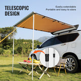 VEVOR 6.5x8.2ft Car Side Awning SUV Truck Rooftop Tent Sunshade Outdoor Camping